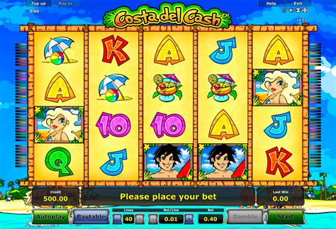 costa del cash play for money  Special elements featured in Costa del Cash online